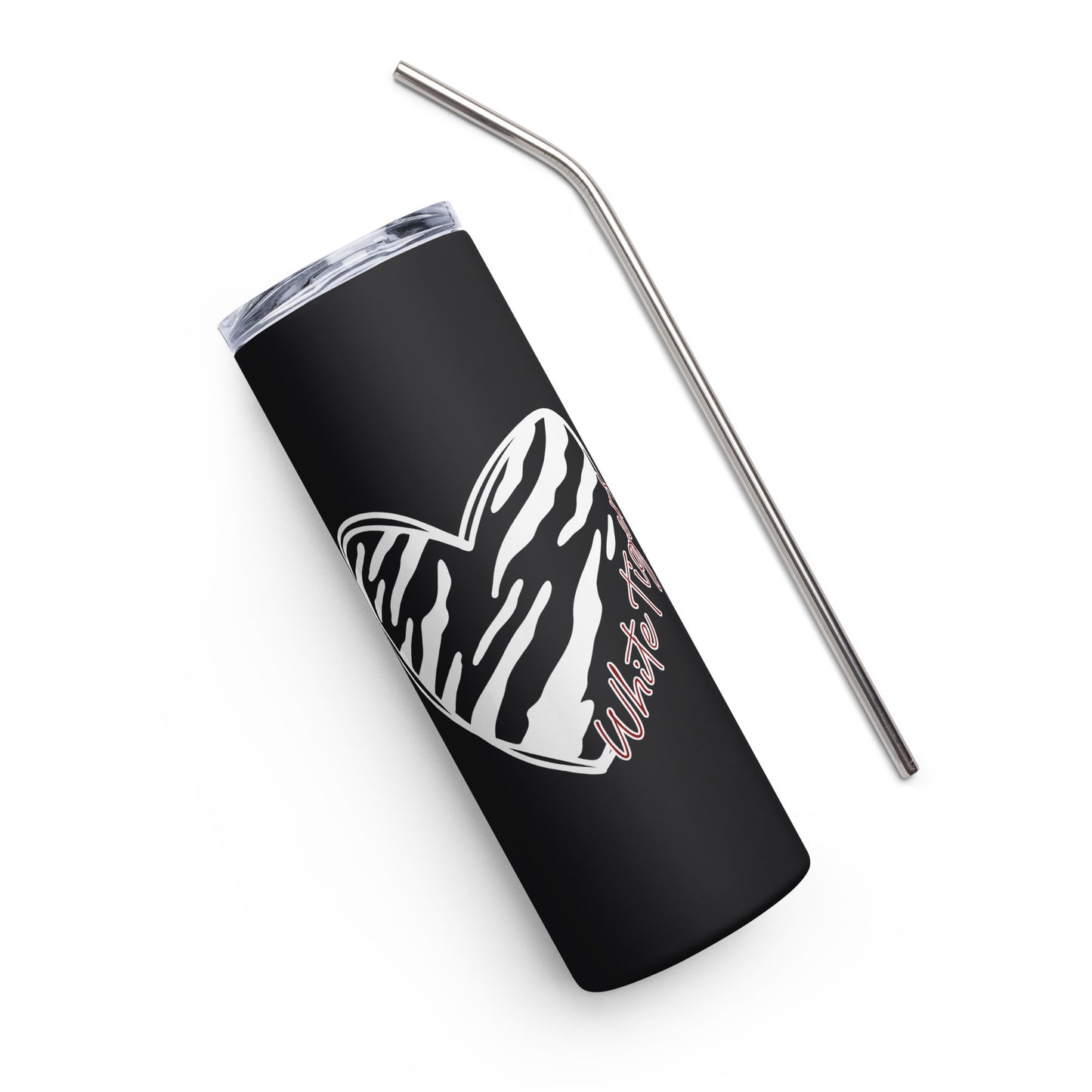 "White Tigers" Stainless steel tumbler