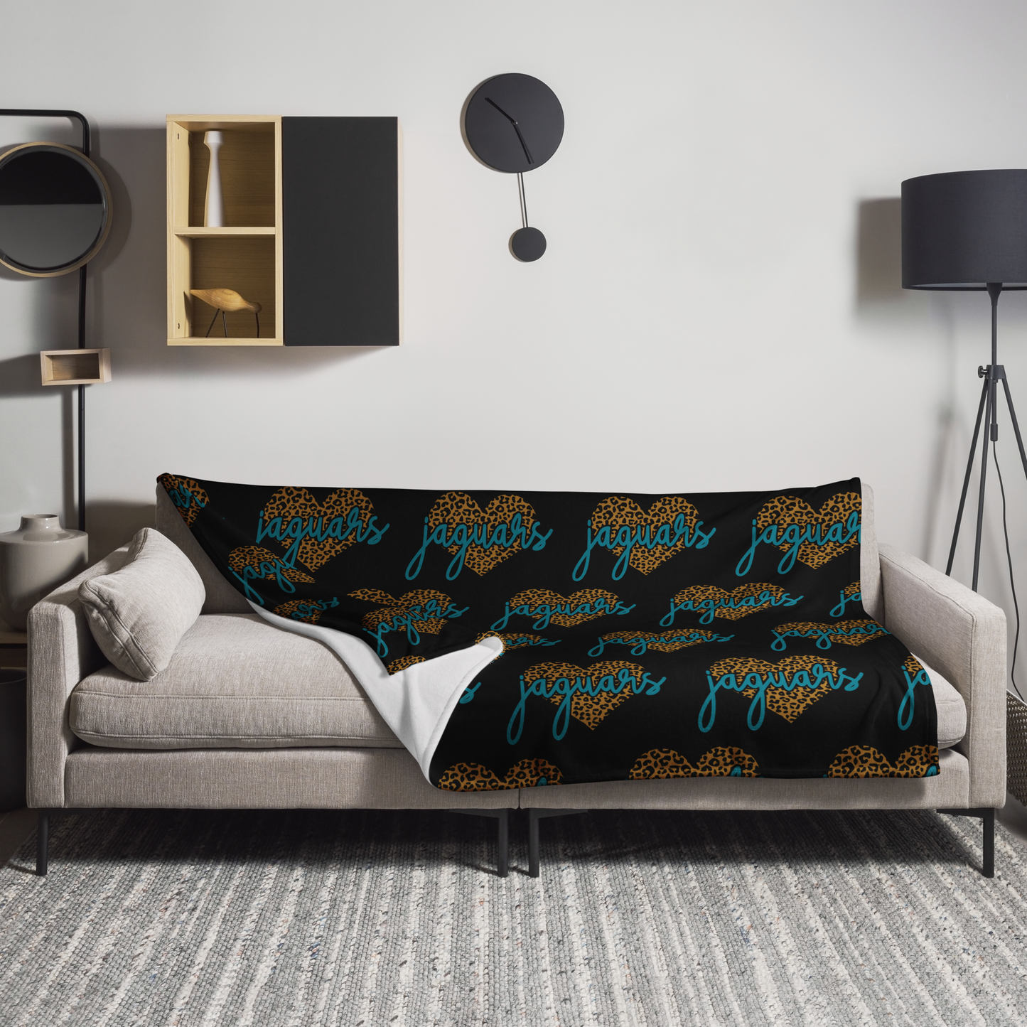 "Jaguar Heart" Throw Blanket