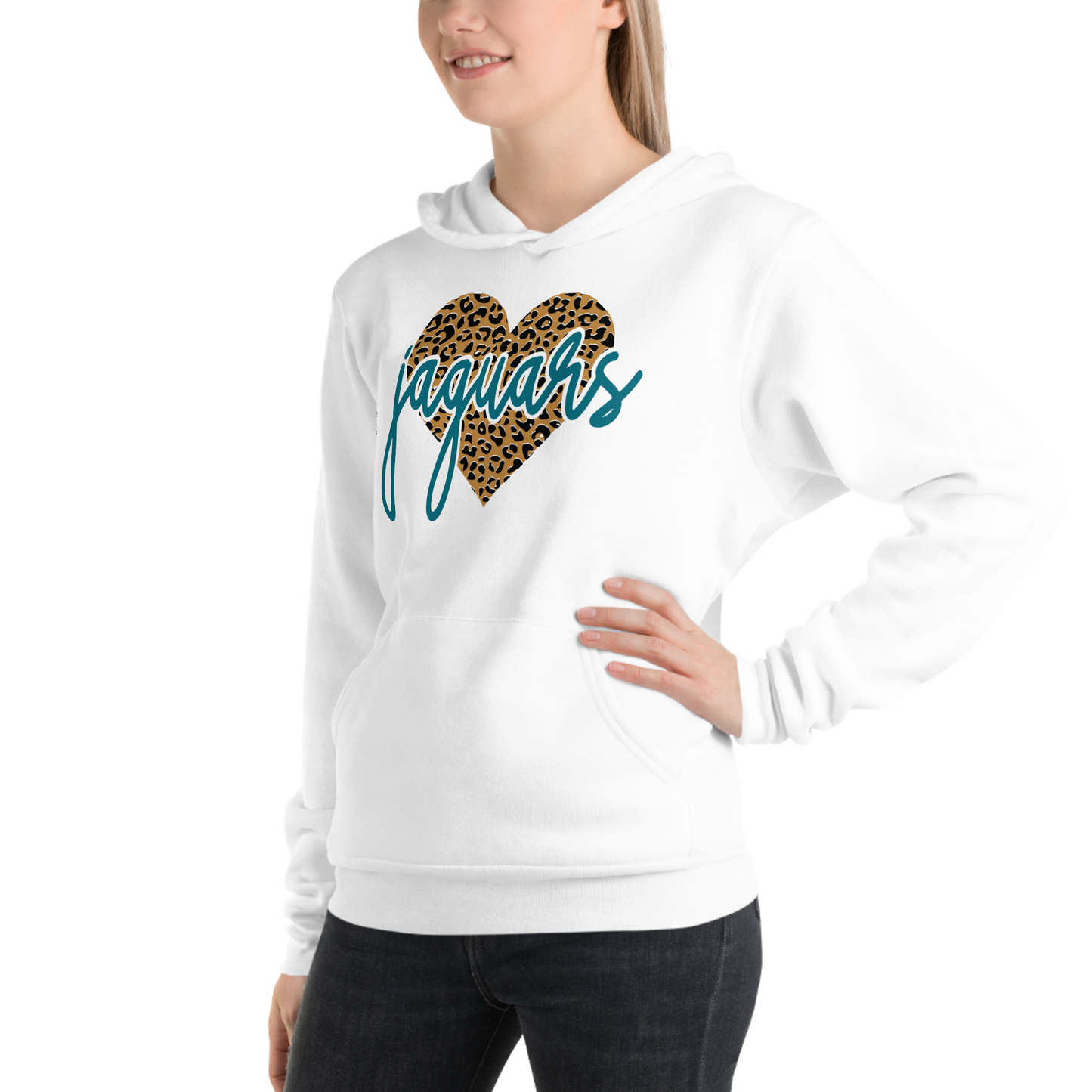 "Jaguar Heart" Unisex hoodie (Super Soft)