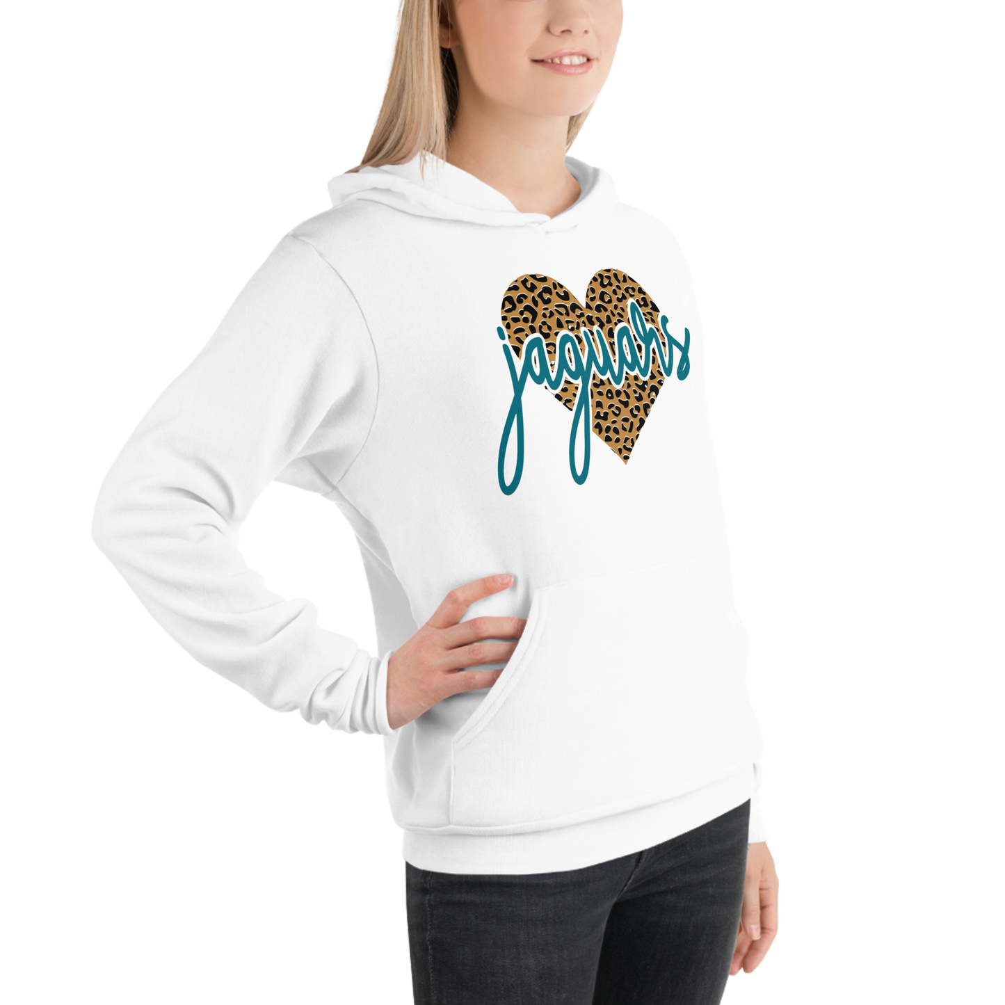 "Jaguar Heart" Unisex hoodie (Super Soft)