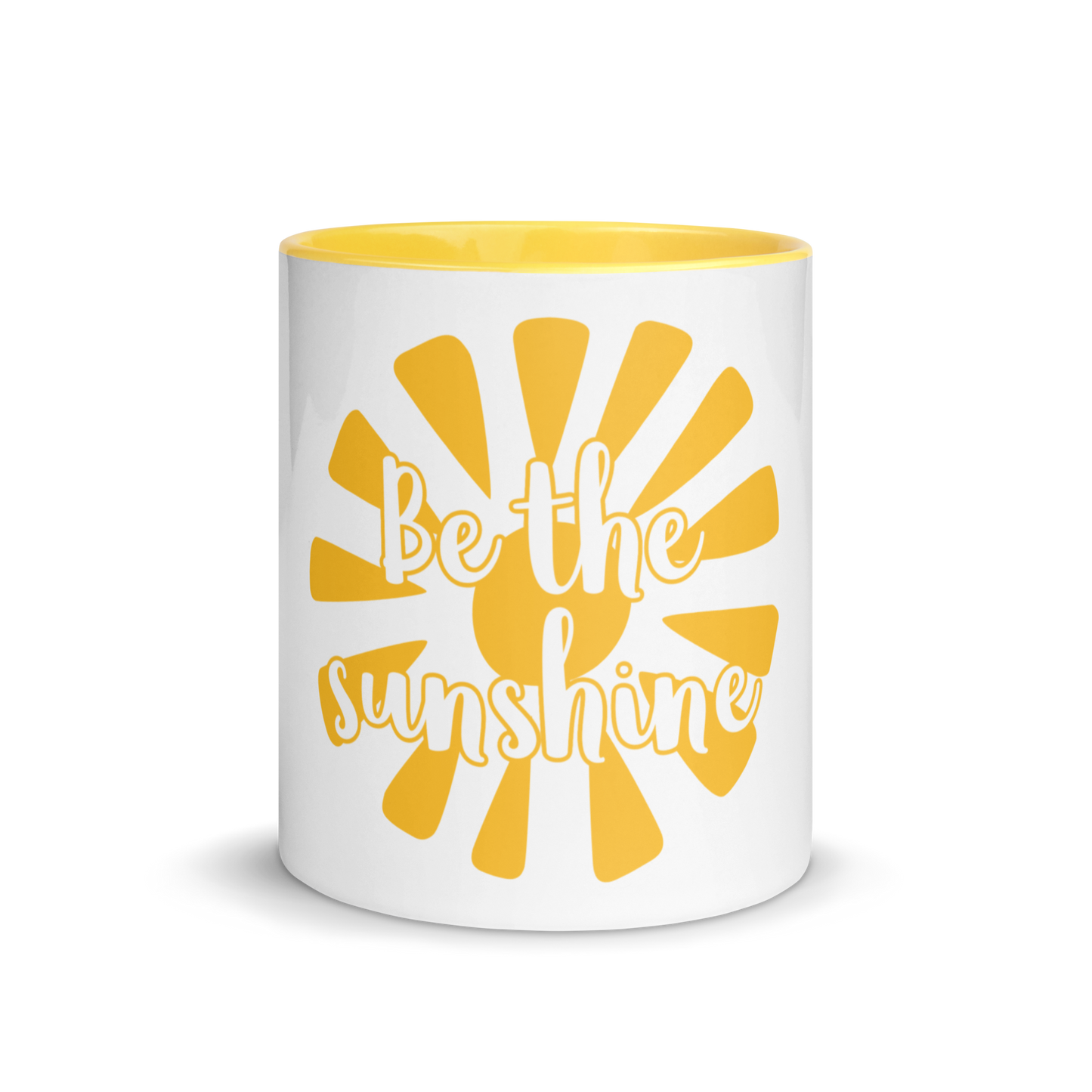 "Be the Sunshine" Mug with Color Inside