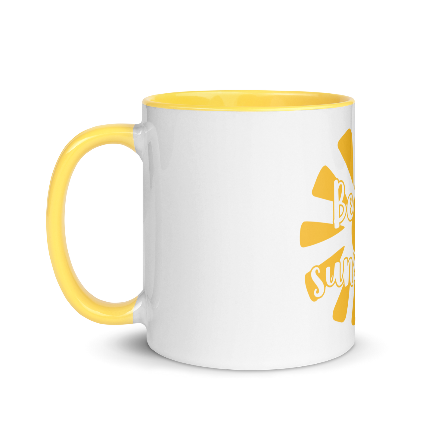 "Be the Sunshine" Mug with Color Inside