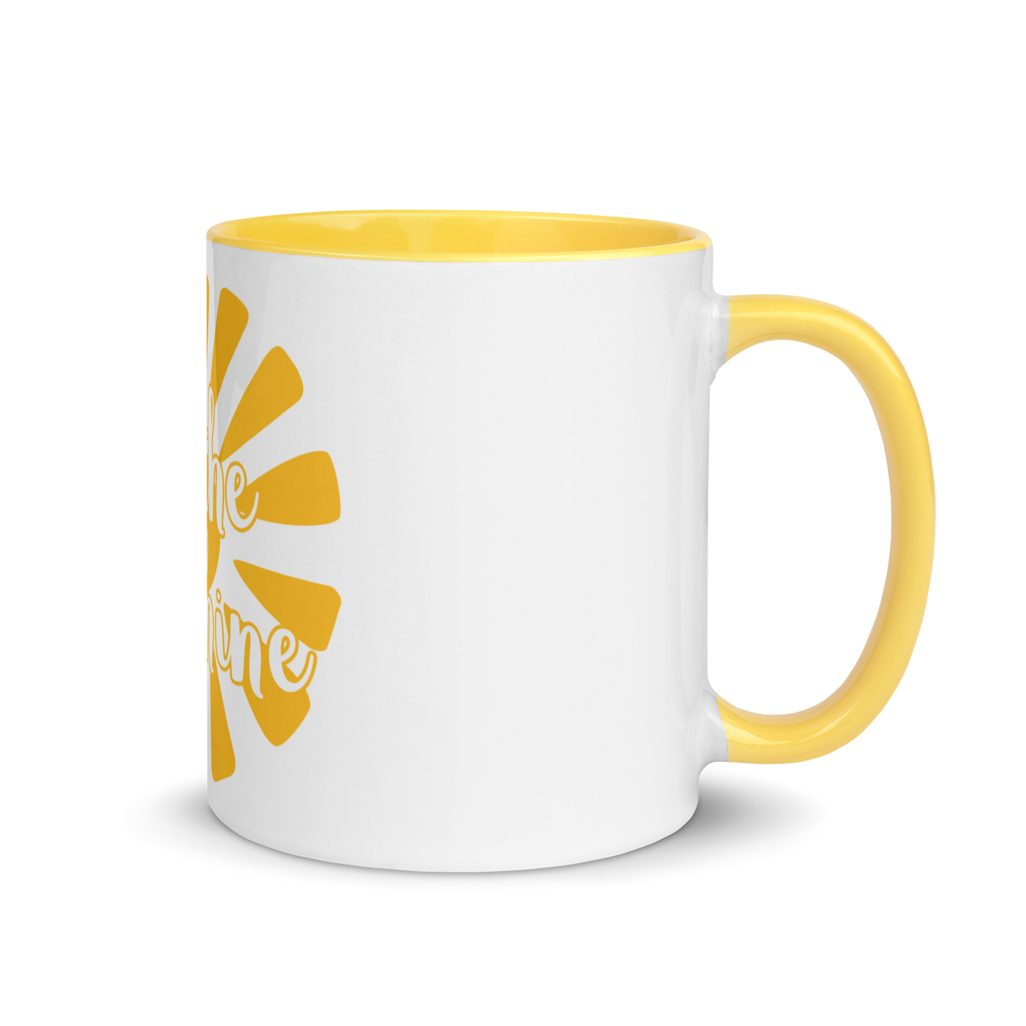 "Be the Sunshine" Mug with Color Inside