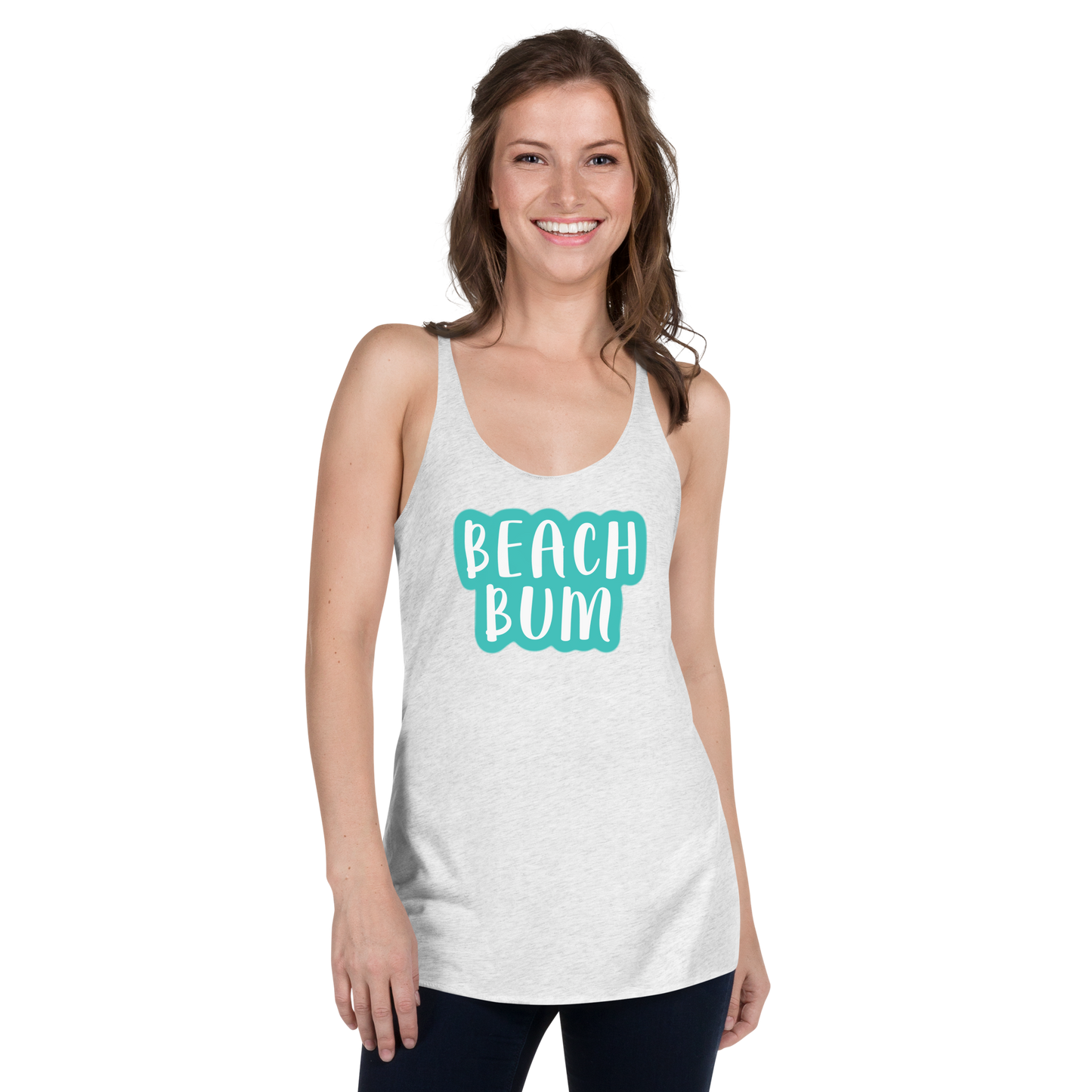 "Beach Bum" Women's Racerback Tank