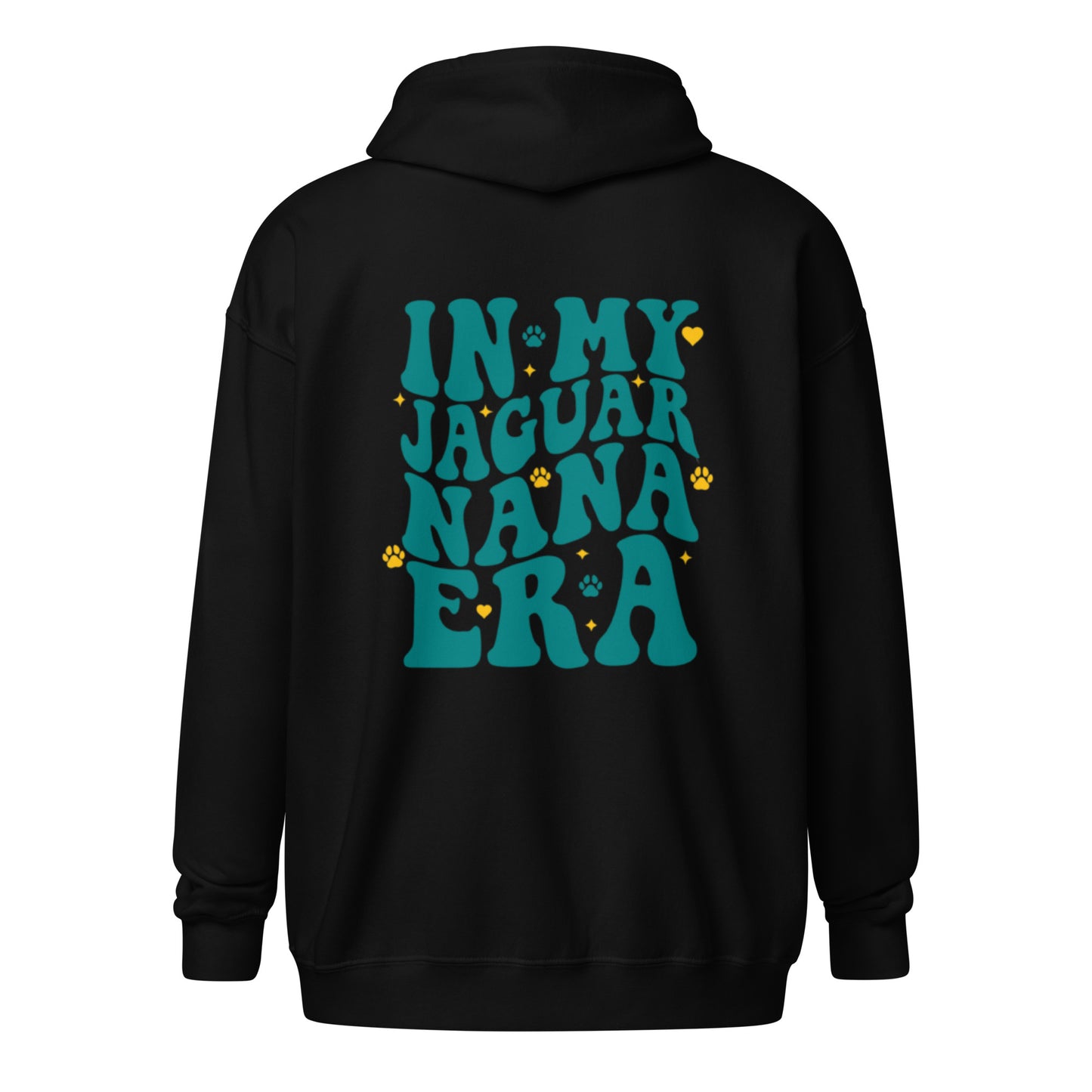 "In My Jaguar Nana Era" Unisex heavy blend zip hoodie