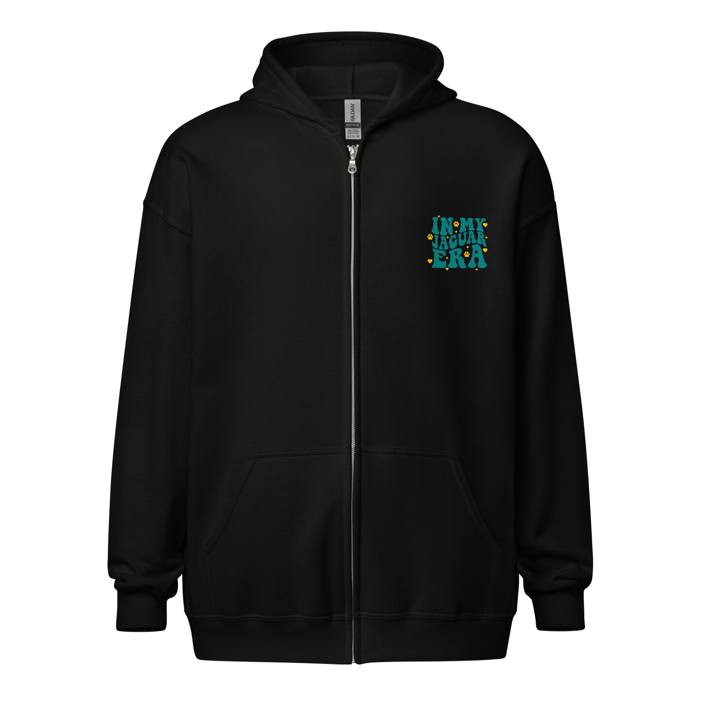 "In My Jaguar Era" heavy blend zip hoodie