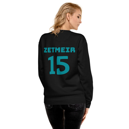 "Custom JAGUAR Print Football" Unisex Premium Sweatshirt