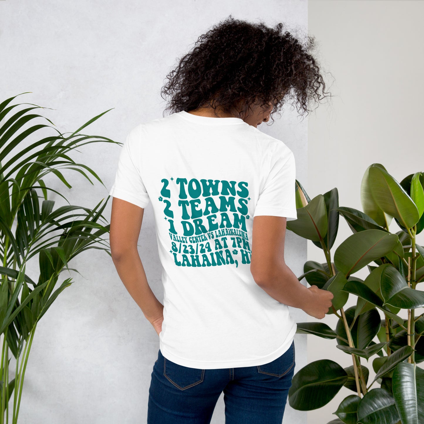 "Jags Football with Flower" Unisex t-shirt