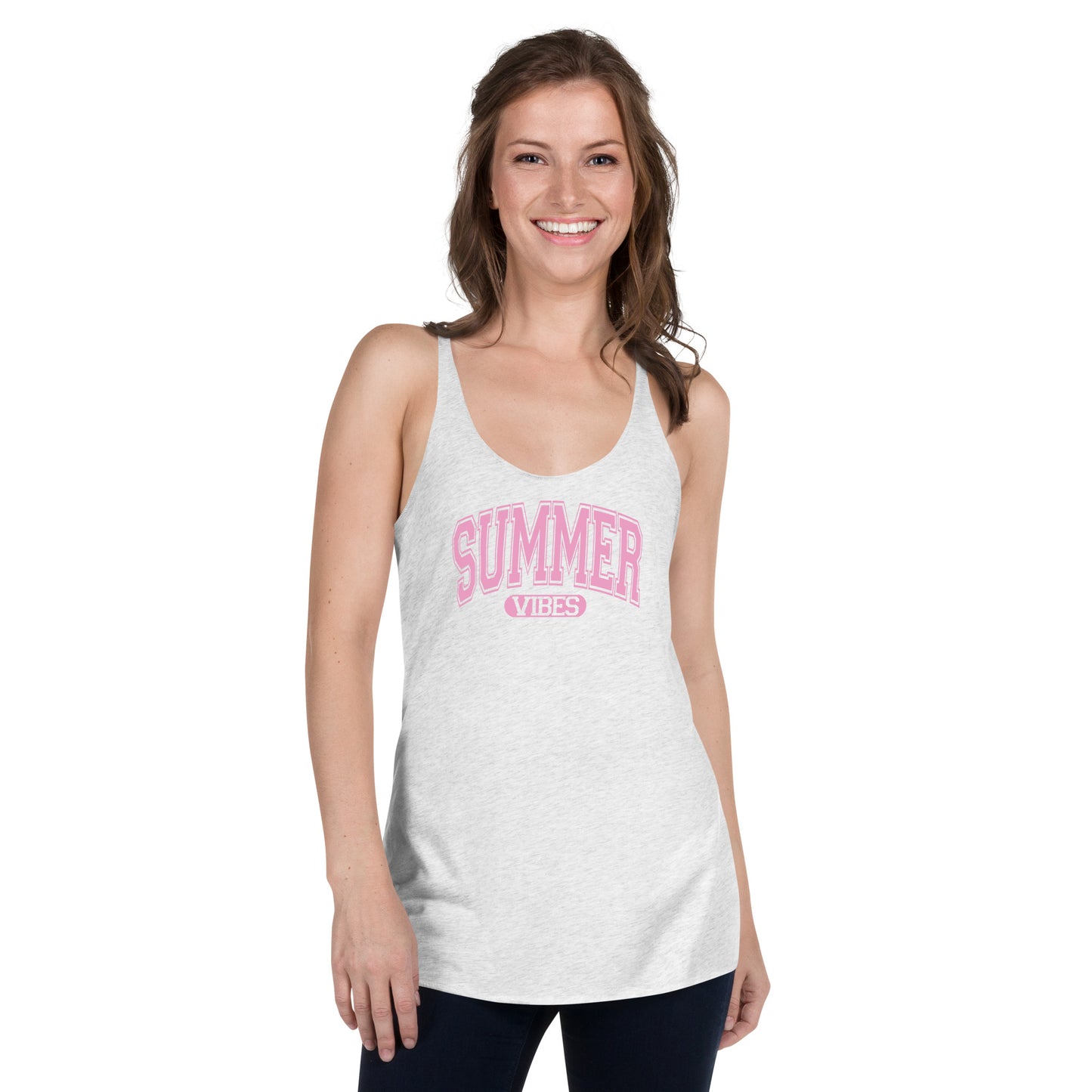 "Summer Vibes" Women's Racerback Tank