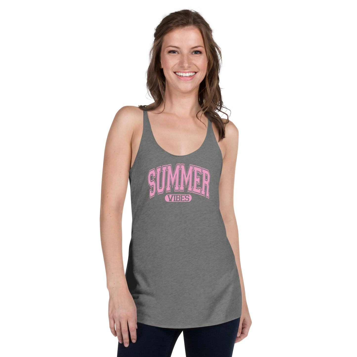 "Summer Vibes" Women's Racerback Tank