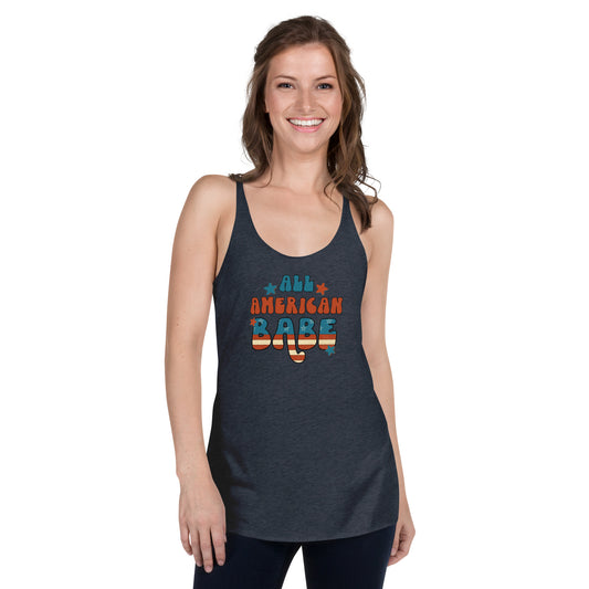 "All American Babe" Women's Racerback Tank