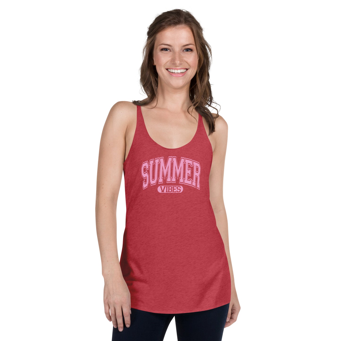 "Summer Vibes" Women's Racerback Tank