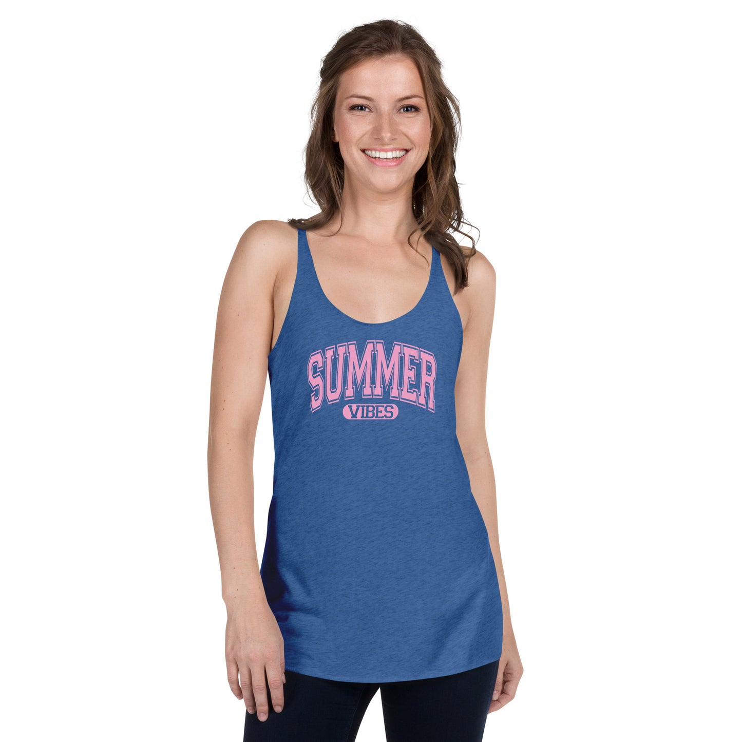 "Summer Vibes" Women's Racerback Tank