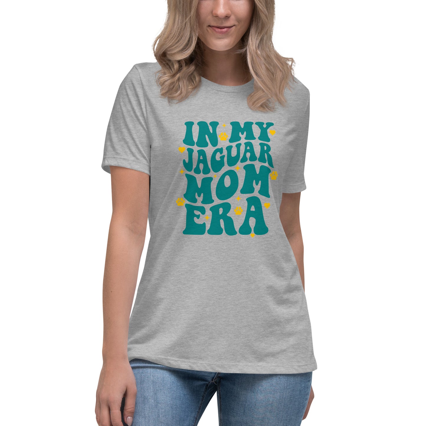 "In My Jaguar Mom Era" Women's Relaxed T-Shirt