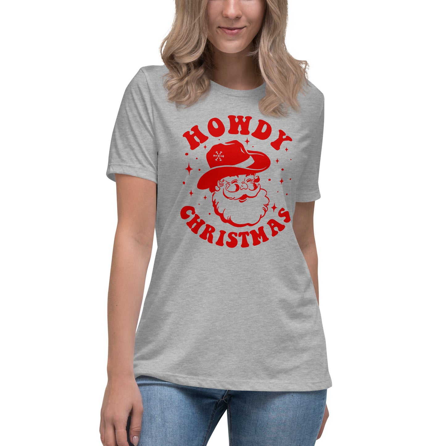 "Howdy Christmas" Women's Relaxed T-Shirt