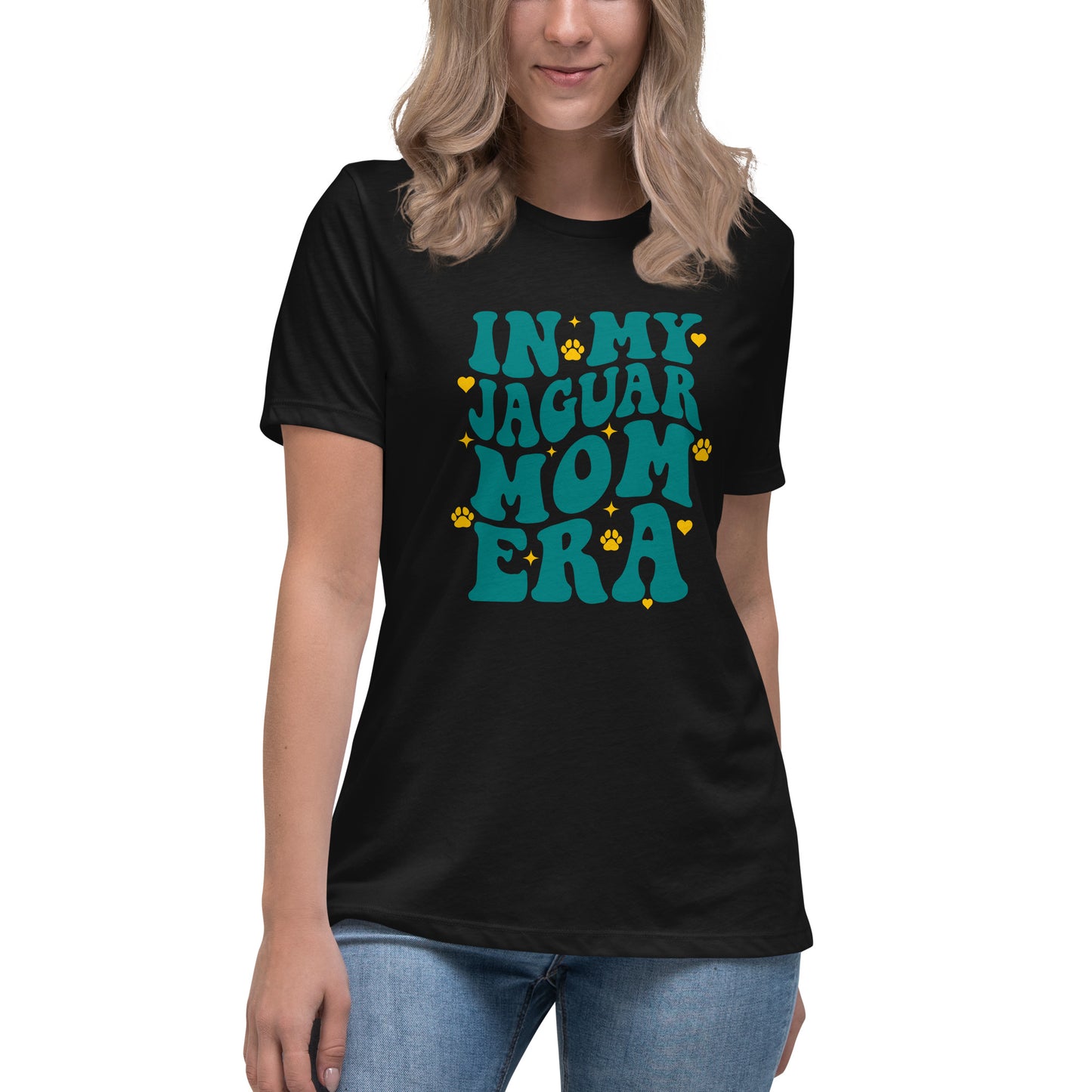 "In My Jaguar Mom Era" Women's Relaxed T-Shirt