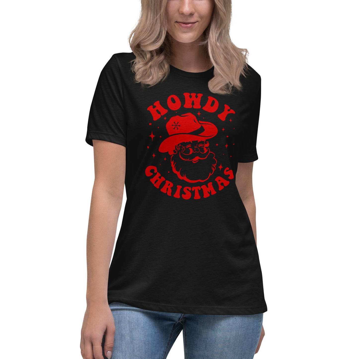 "Howdy Christmas" Women's Relaxed T-Shirt