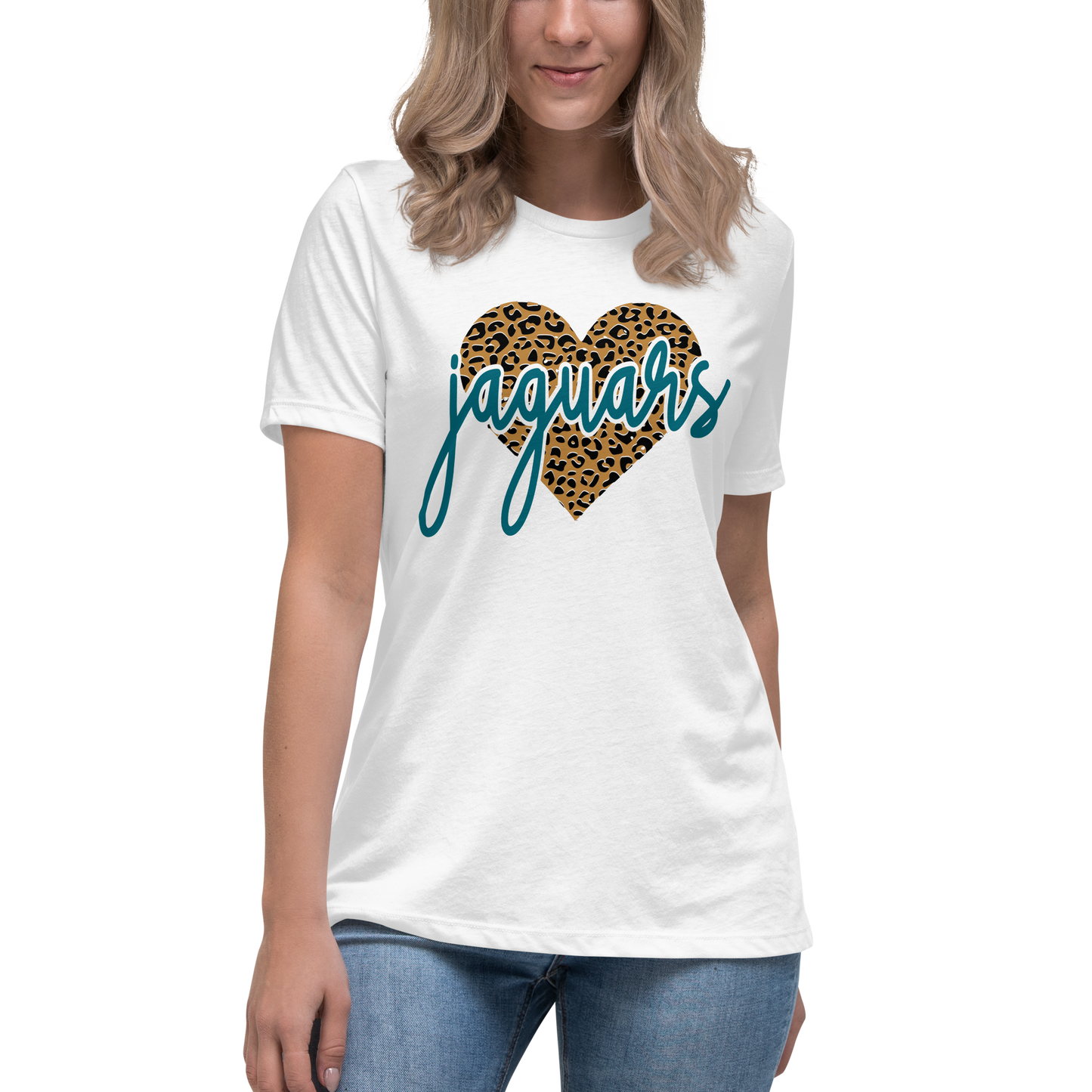 "Jaguar Heart" Women's Relaxed T-Shirt