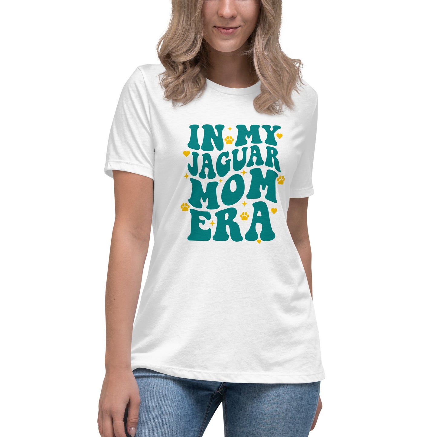 "In My Jaguar Mom Era" Women's Relaxed T-Shirt