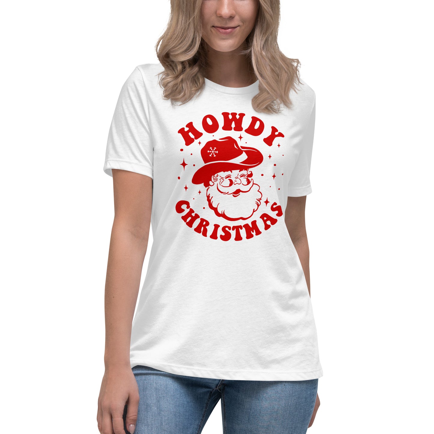 "Howdy Christmas" Women's Relaxed T-Shirt